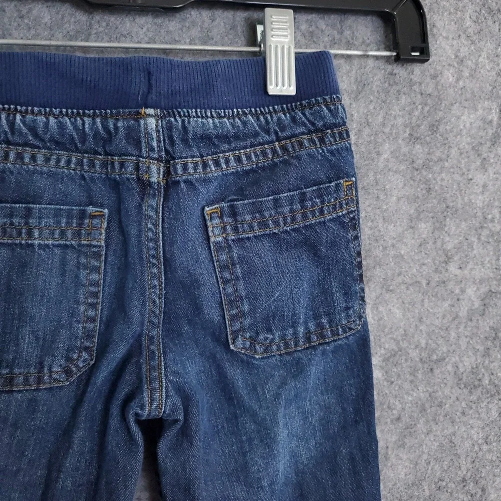 Simple Joys by Carters‎ Jeans Boys 3T Drawstring Pockets Solid Denim Distressed